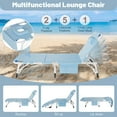 thumbnail image 3 of MOPHOTO 5-Position Folding Lounge Chair, Portable Outdoor Folding Chaise Lounge Chair for Sun Tanning, Folding Cot, Perfect for Pool Beach Patio Sunbathing, 3 of 11