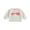 Beige, variant on Toddler Baby Girl Valentine's Day Sweatshirt Long Sleeve Graphic Print Pullover 6M 12M 18M 24M 3T 4T Kids Fall Loose Tee Tops