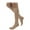 Sigvaris-504CS4O77, variant on Sigvaris Specialty 504 Rubber Series 40-50 mmHg Open Toe Knee High Compression Stockings Beige M4 Full Long