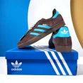 thumbnail image 1 of Adi - das Originals Gazelle Shadow Brown Blue Gum JH5392 Men's Size New, 1 of 6