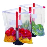 Jokari Adjustable Arms Bag Clips (2 Pack) Suction Storage
