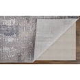 thumbnail image 6 of Feizy Lennon Transitional Abstract, Taupe/Tan/Blue, 9' x 12' Area Rug Fade Stain Resistant Casual Distressed Design Carpet for Living Dining Bed Room, 6 of 7