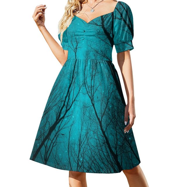 Vestido de manga corta Endure the Darkness para mujer, vestido de noche elegante y chic, vestidos de noche para boda, vestidos de fiesta, vestido
