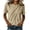 #0100-Beige, variant on Favoffer Women's Linen Blend Tunic Blouses Short Sleeve Round Neck Loose Fit Tops for Work Daily Wear