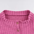 thumbnail image 4 of ZHYou No Boundaries Womens Sweatshirts,Ribbed Knit,Pullover,Drawstring,Hood Casual Tops,Soft Warm Hoodies Sweaters,Hot Pink,Size L, 4 of 7