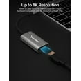 thumbnail image 3 of SABRENT USB Type-C to HDMI 2.1 Adapter | 8K/60Hz & 4K/120Hz with DSC Function | 8K/30Hz & 4K Resolution Without DSC | Thunderbolt 3 Compatible (DA-UCH8), 3 of 7