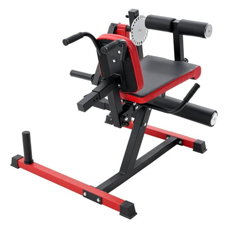 Heavy Duty 550 LBS Capacity Seated Leg Extension and Curl Machine, Adjustable Thigh Workout Bench for Lower Body Strength Training, Home Gym Equipment
