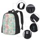 thumbnail image 2 of Balery Watercolor Tiger Mochila para hombre y mujer - Tela Oxford 600D resistente - Gran capacidad, resistente al agua, ideal para la escuela, viajes y senderismo, 2 of 6