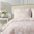 thumbnail image 2 of Rosewood Estate Pink 2-Piece Soft Woven Matelasse Jacquard Cotton Blend Quilt Set - Twin, 2 of 5