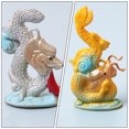 thumbnail image 4 of 6 Pcs Ornament Toy Desktop Dragon Statues Chinese Dragon Statue Built God Tough Dragon Decor Dragon Dragon Figurines, 4 of 6