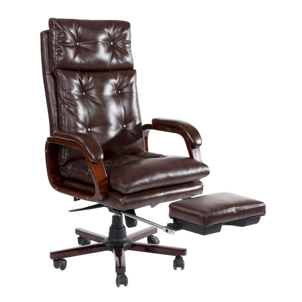 PU Leather High Back Reclining Office Napping Chair