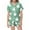 t#111Light Green278, variant on CAIVO Kids Girls Outfit Sets Bowknot Printed Button Down Lapel Short Sleeve Summer Shirt Tops + Shorts Sleep For Home And Nighttime Comfort Comfort Clothes Sets