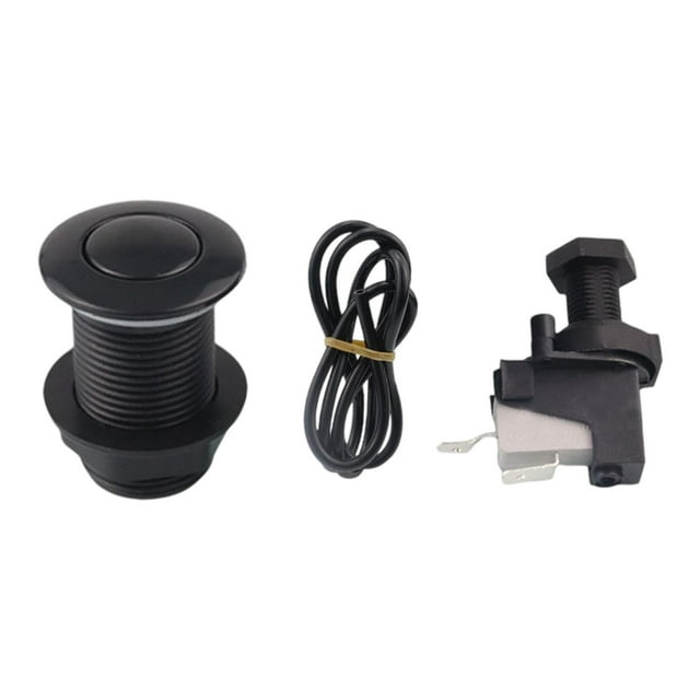 Destyer Air Switch Kits Portable Cordless on Switch Pneumatic 32mm Button Off black Switch all Push black 32mm