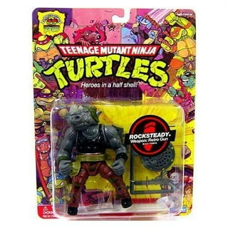 PlayMates Teenage Mutant Ninja Turtles: Retro Villains Mutant Module  6-Piece Action Figure Set, Multicolor