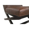 thumbnail image 4 of Signature Design by Ashley Sidewinder Fauteuil d'Appoint Capitonné en Similicuir Brun, 4 of 5