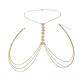 thumbnail image 2 of Long Tassel Body Chain Retro Carved Disc Waist Chain Fashion Jewelry Accessory for Women Festival Party Outfit, 2 of 6
