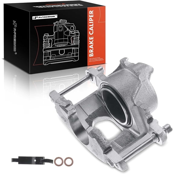 A-Premium Disc Brake Caliper Assembly Compatible with Chevy Astro Camaro Caprice Impala Cadillac Seville Fleetwood Brougham Front Right Passenger Side Fits select: 1981-1986 CHEVROLET C10