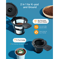 thumbnail image 6 of Sboly Hot and Cold Coffee Maker, Iced & Single-Serve Machine for K-Cups, Ground Coffee, Auto Cleaning, Descaling Alert , Home & Office Use, 6 of 8