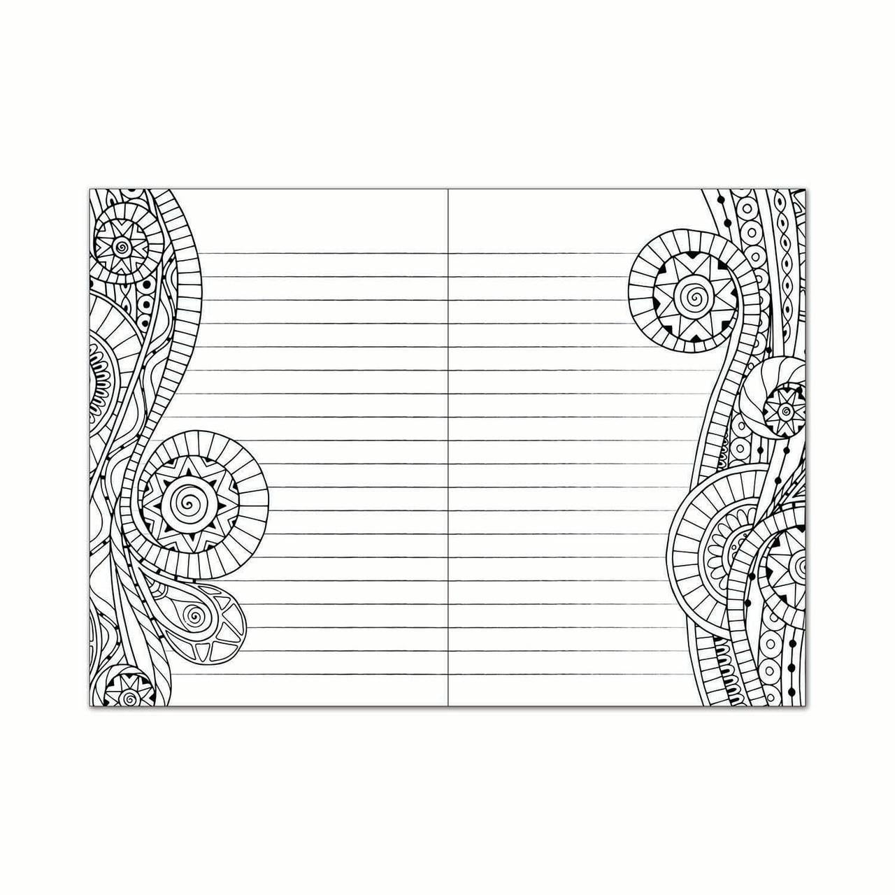 C.R Gibson Adult Coloring Journal Hardcover-Explore (1CT) 