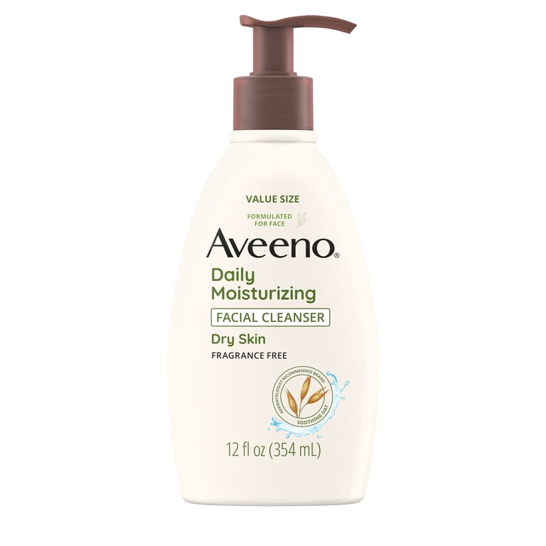 Aveeno Daily Moisturizing Facial Cleanser for Dry Skin, Soothing