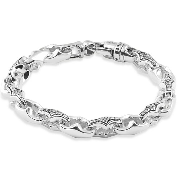 Pompeii Men's 14k Gold (65gram) or Platinum (104gram) 9mm Link Bracelet 8.5" (,)