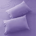 thumbnail image 3 of Lux Decor Collection Queen Size Sheets Set Brushed Microfiber High GSM, 4 Piece Sheet Set Upto 16 Inches Deep Pocket Bedding Sheets & Pillowcases - Lavender, 3 of 8