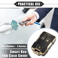 thumbnail image 2 of Unique Bargains Key Fob Cover for Chevrolet Suburban 4 Buttons TPU Black Remote Keyless Smart Key Fob Case Protection, 2 of 7