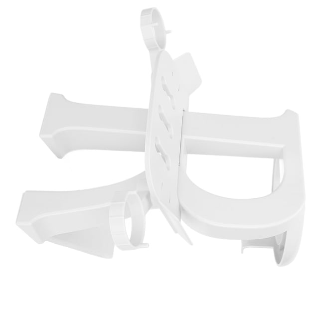 VR Headset Display Holder, Compatible VR Headset Stand Easy To Install Sturdy Plastic with a Stable Base for Vive for 2 for Rift S White