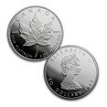 thumbnail image 3 of 1989 Canada 3-Metals Maple Leaf Set (10th Anniv, w/Box), 3 of 5
