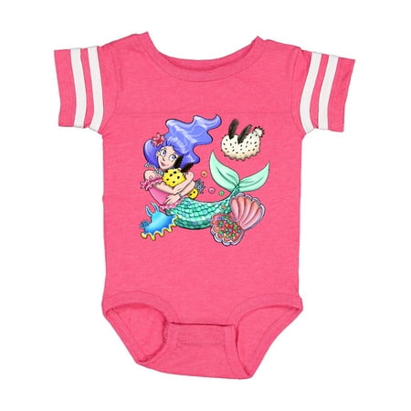 

Inktastic Easter Mermaid with Sea Bunnies Gift Baby Boy or Baby Girl Bodysuit