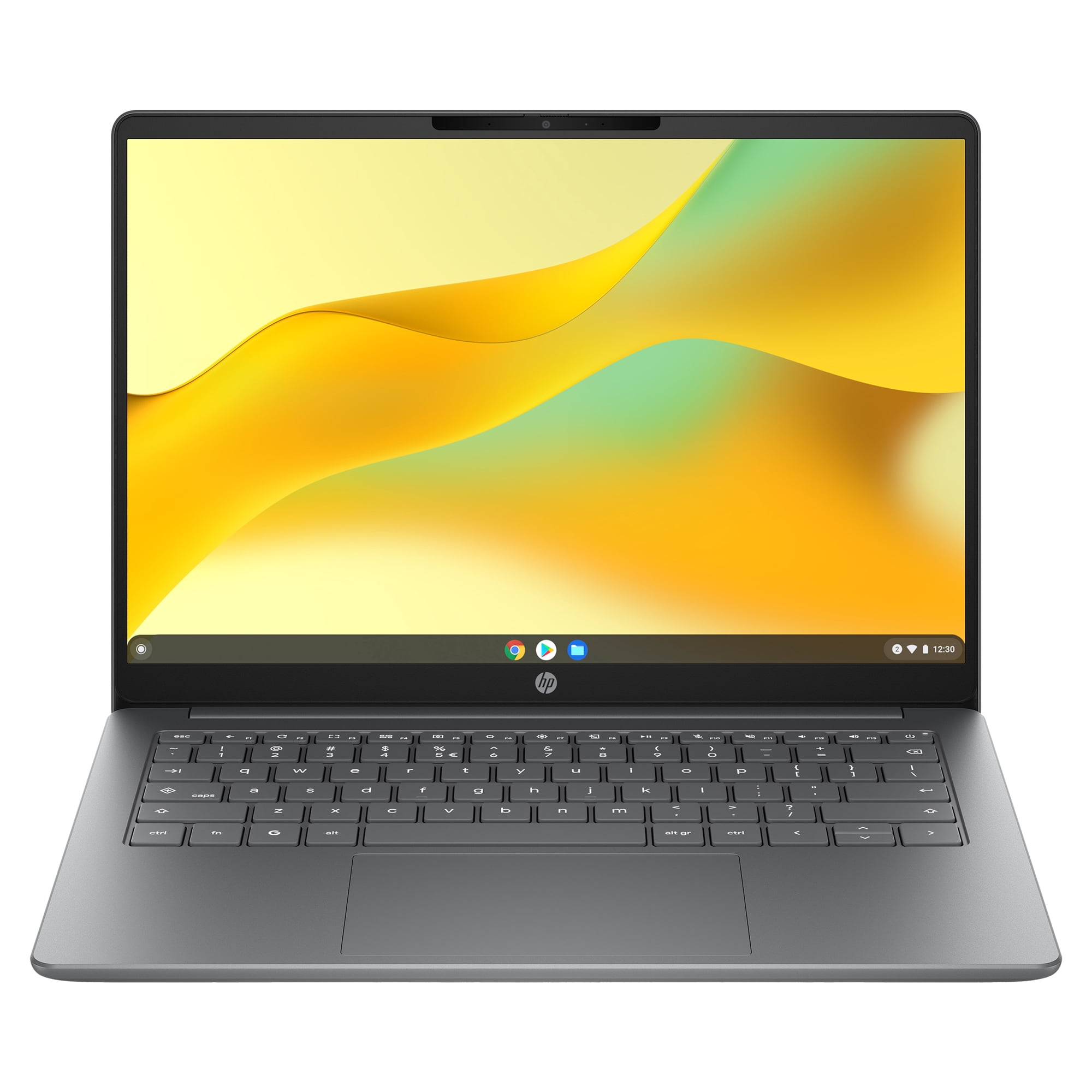 HP Chromebook 14 inch Laptop PC 2K IPS Chrome OS Intel N150 4GB 128GB UFS Meteor Silver with Gemini