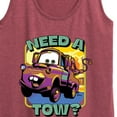 thumbnail image 3 of Disney Cars - Mater Need A Tow - Women's Racerback Tank Top, 3 of 5