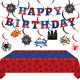 thumbnail image 1 of Decoración de fiesta con tema de araña PEMOTYST con mantel, 1 of 6