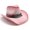 Rose pink, variant on Panama Hat Straw Western Wide Brimmed Hat for Women Man Casual Wear Western Straw Man Women Unisex Wear