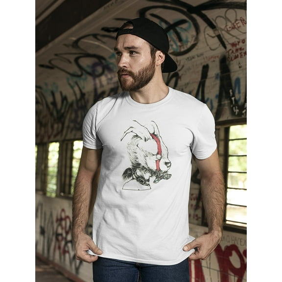 Animal Monster With Horns T-Shirt Men -Image by Shutterstock, Male 4X-Large