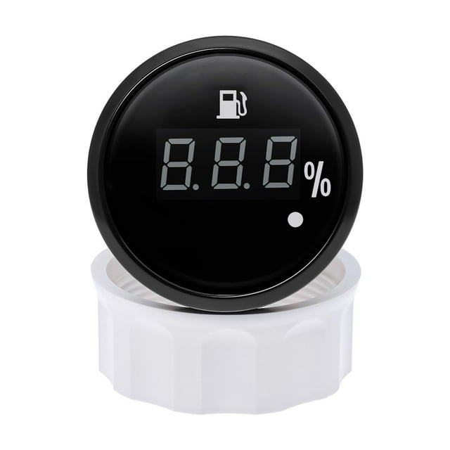 52MM Fuel Level Gauge With Alarm+Stainless Steel Fuel Level Sensor 100-600mm Fit Gasoline Diesel Boat Car ,High Sensitivity & Precision