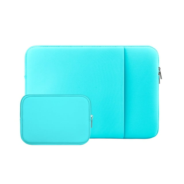 CUITING Housse de Protection pour Ordinateur Portable 14 Pouces Doublure Douce et Moelleuse Sac de Transport avec Poche avant et Pochette pour Accessoires Compatible avec Notebook 14” Chromebook (Gris Amélioré)