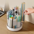 thumbnail image 3 of Rotating Pencil Organizer 6 Compartments 360° Turntable B, 3 of 5