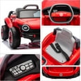 thumbnail image 4 of EastVita Kids Electric Vehicle Licensed Volkswagen | 12V Ride-On Toy with Remote Control | LED Lights, MP3, and Bluetooth Red, 4 of 6