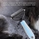 thumbnail image 5 of Hugtrwg Cortador Nudos Pelo para Cepillo para Quitar Rastrillo Cepillo para El Cuidado Y Gatos (azul L), 5 of 7