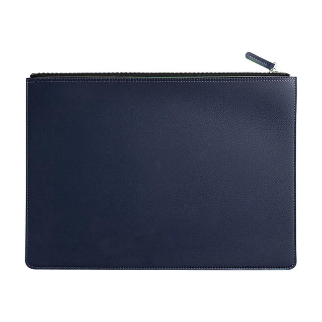 Document Bag Leather High-end Feel For Men And Women Official Briefcase Storage Bag High-end Waterproof Policy Folder