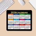 thumbnail image 6 of 2026 Desk Calendar Mouse Pad - Large Mousepad with Full-Year Calendar, Non-Slip Base, Smooth Surface for Precise Cursor Control, Office and Home Use, 6 of 6