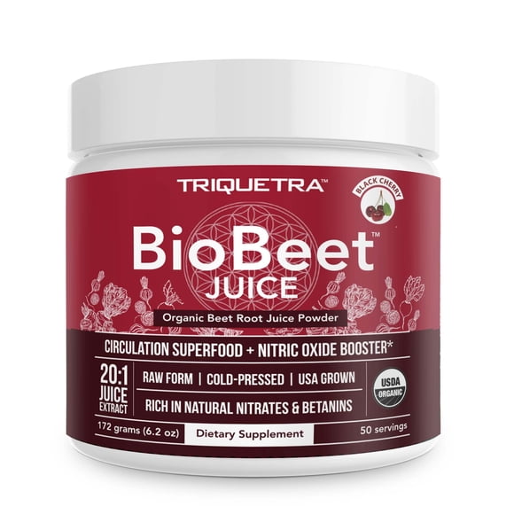 Jugo de remolacha Triquetra Health BioBeet® Black Cherry 50 porciones