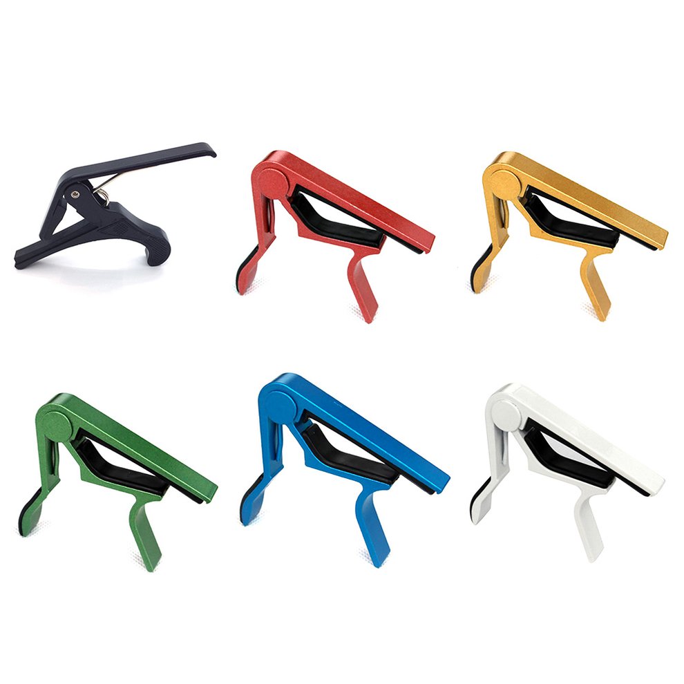 DDyna Aluminium Alloy Metal Guitar Capo Quick Ce Clamp Key Acoustic Classic Guitar Capo Tone Adjusting Guitar Parts