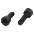 thumbnail image 2 of M3x10mm Fully Thread Hex Socket Head Knurled Cap Screw Bolt Black 100pcs, 2 of 5