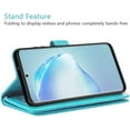 thumbnail image 5 of Samsung Galaxy S20 Ultra Case Wallet Flip Holster Pouch Cover [Kickstand] for Girls Women Case for Samsung Galaxy S20 Ultra - Glitter Teal, 5 of 5