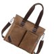 thumbnail image 2 of Bolsos de lona simples Maletines portátiles Bolsas de mensajero de hombro, 2 of 4