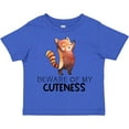 thumbnail image 3 of Inktastic Beware of My Cuteness Cute Red Panda Boys or Girls Toddler T-Shirt, 3 of 5