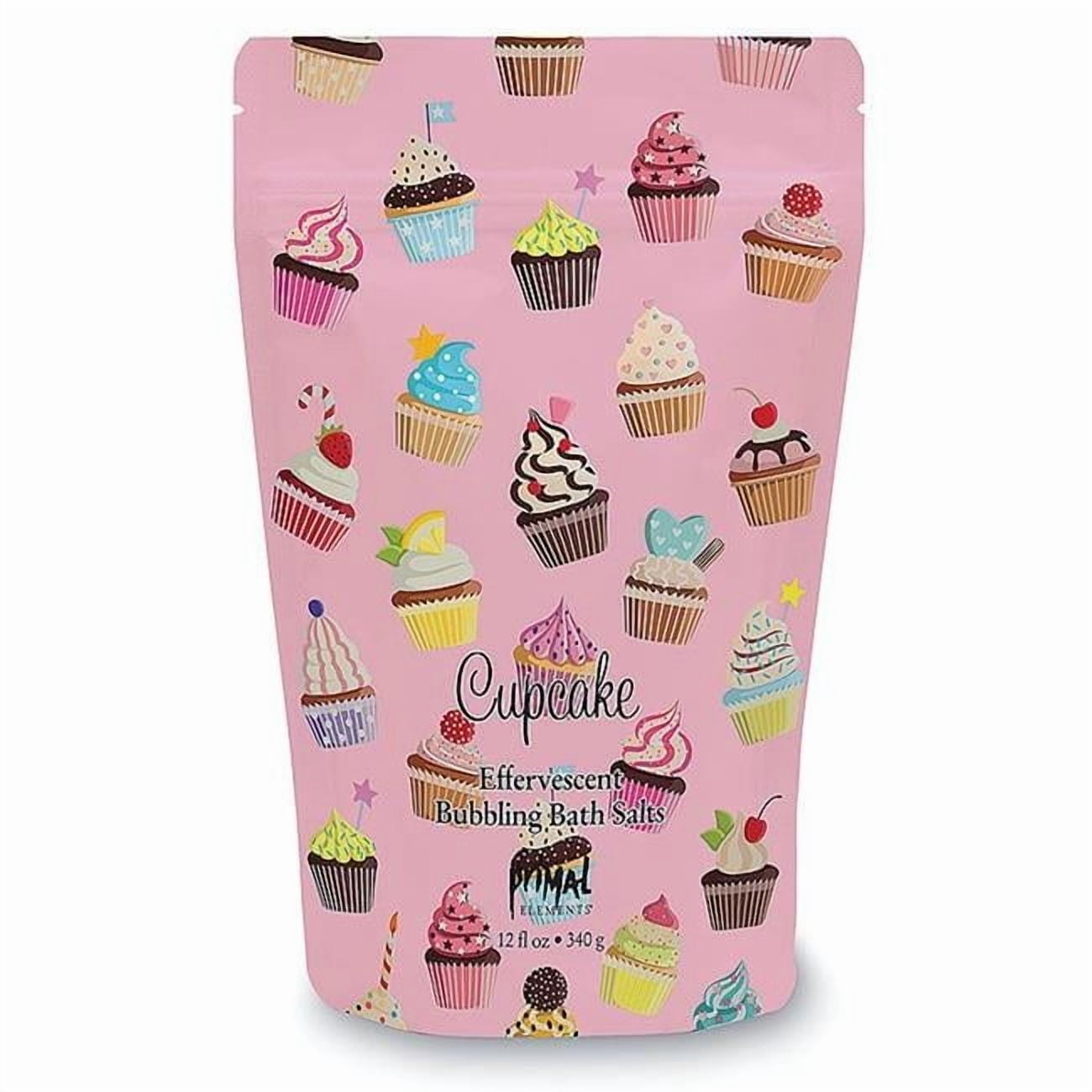 Primal Elements BBSCUP 12 oz Bubbling Bath Salts-Cupcake