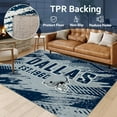 thumbnail image 6 of Dallas Football Rugs 2x3 Bedroom Living Room Football Carpet Non-Slip Machine Washable Area Rug for Boys and Man Cave Decor, 6 of 9
